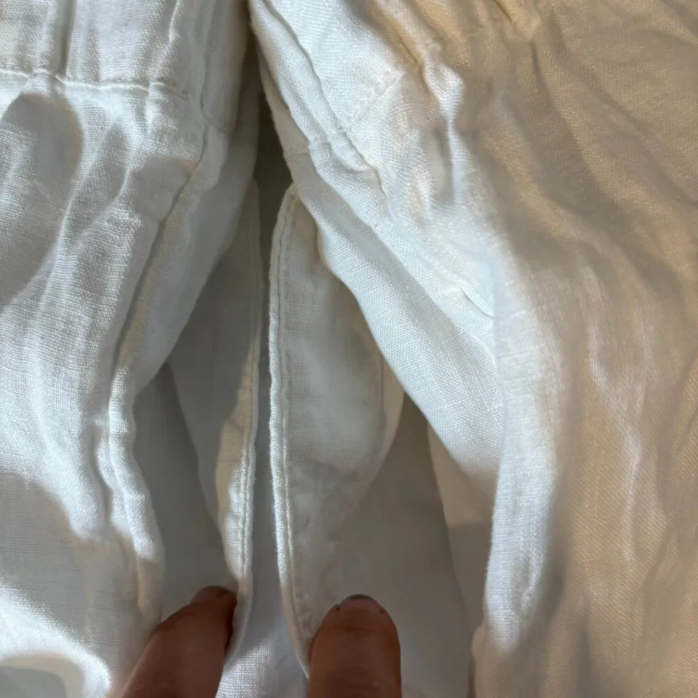 Mango linen pants